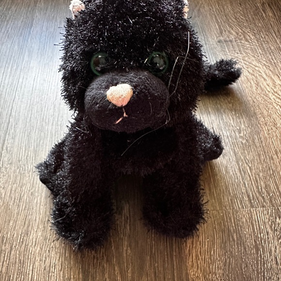 Ganz Webkinz Black Cat HM 135 8" Plush Stuffed Animal NO CODE - Picture 1 of 4